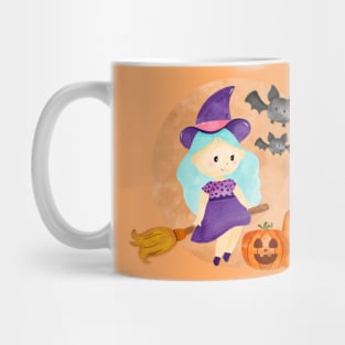 Halloween Cute Witch Mug